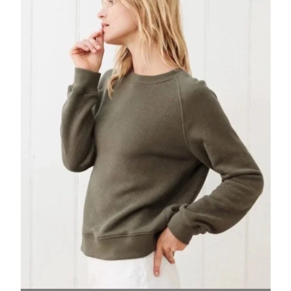 Jenni Kayne Saturday Sweatshirt in Sage Green Womans Large